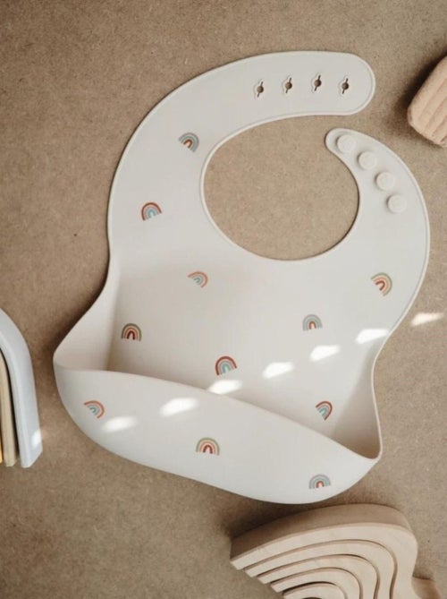 Bavoir bébé récupérateur en silicone - Kiabi