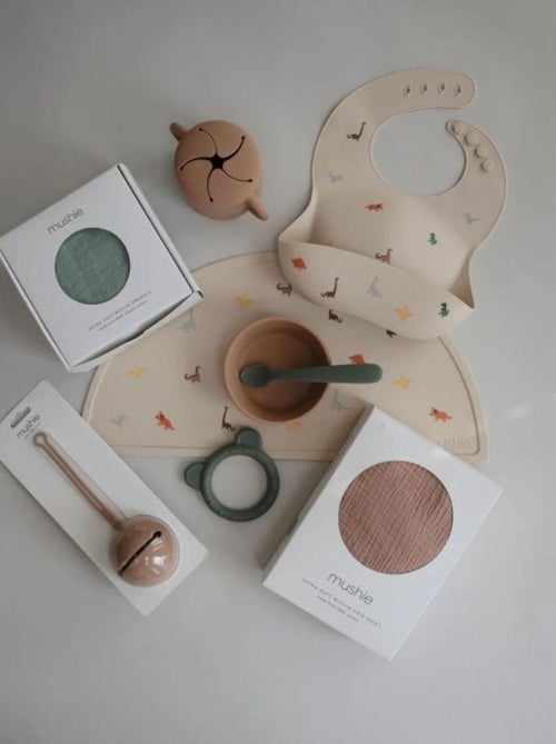 Bavoir bébé récupérateur en silicone - Kiabi