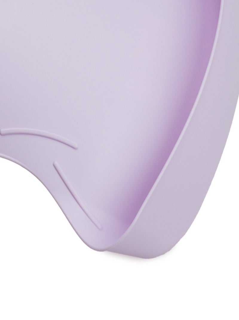 BAVOIR BIBOU AVEC RÉCUPÉRATEUR Mauve lilas - Kiabi