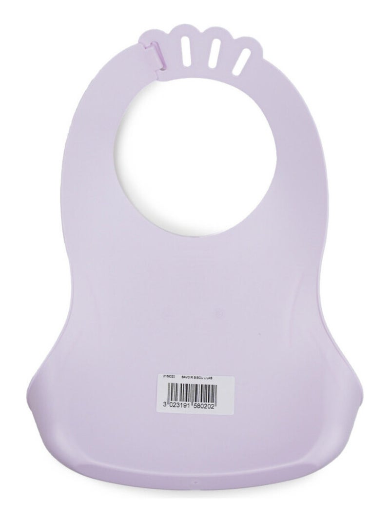 BAVOIR BIBOU AVEC RÉCUPÉRATEUR Mauve lilas - Kiabi