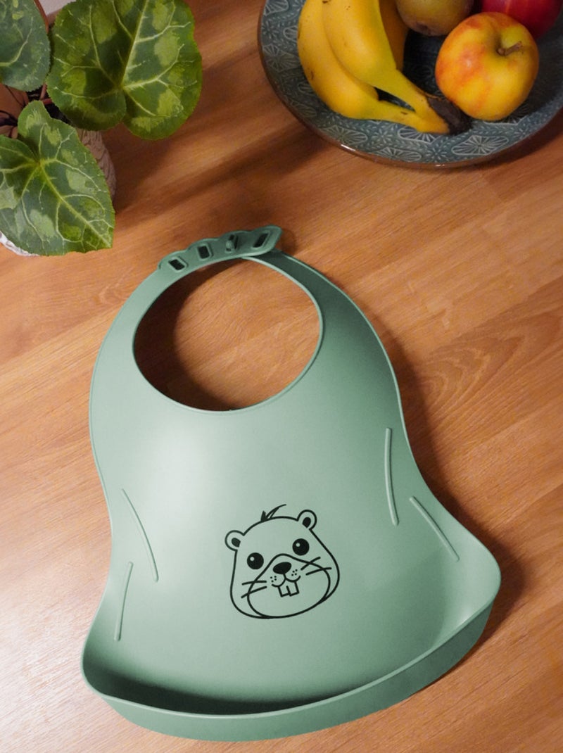 BAVOIR BIBOU CASTOR Vert - Kiabi