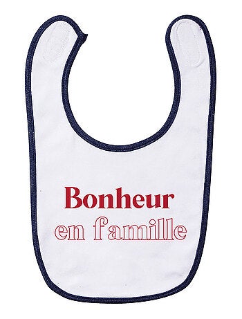 Bavoir bonheur en famille