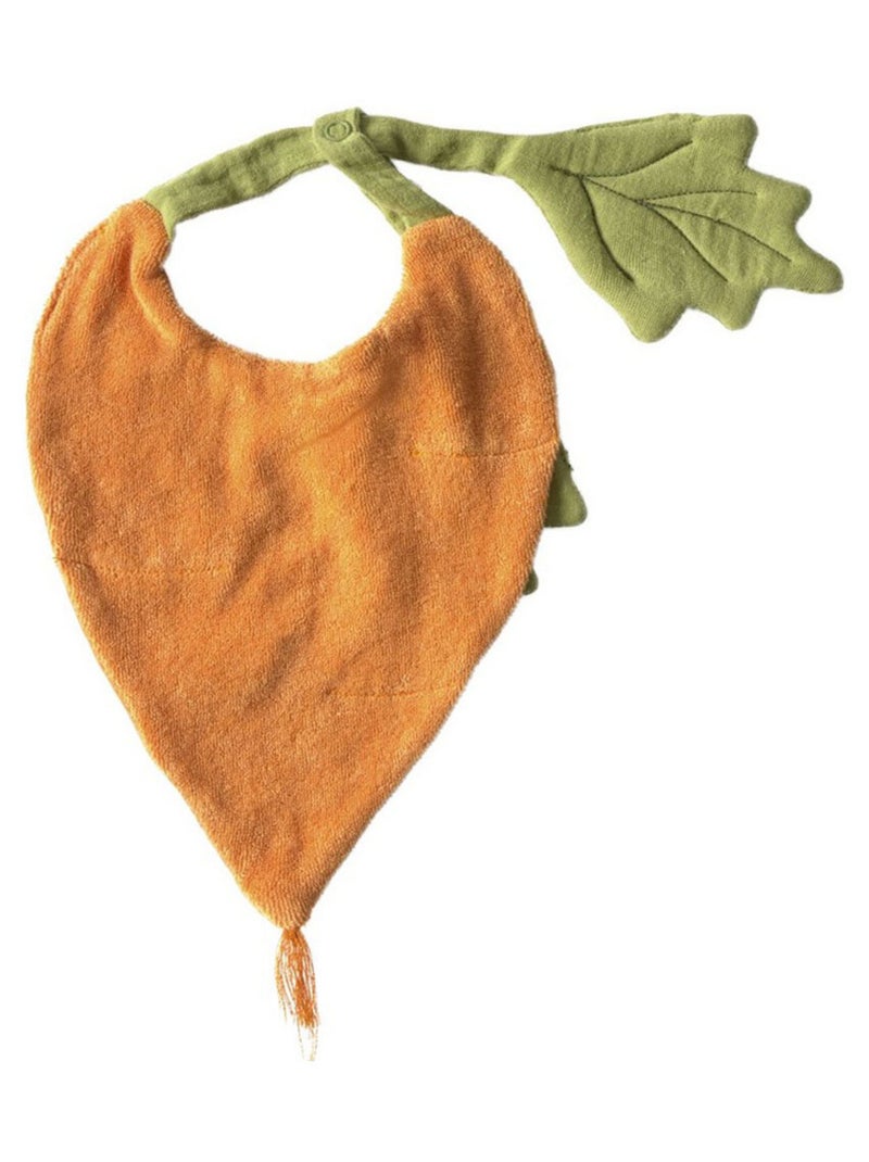 Bavoir Cathy la Carotte Orange - Kiabi