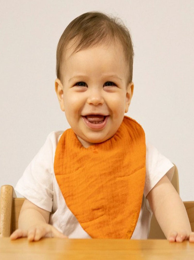 Bavoir Cathy la Carotte Orange - Kiabi