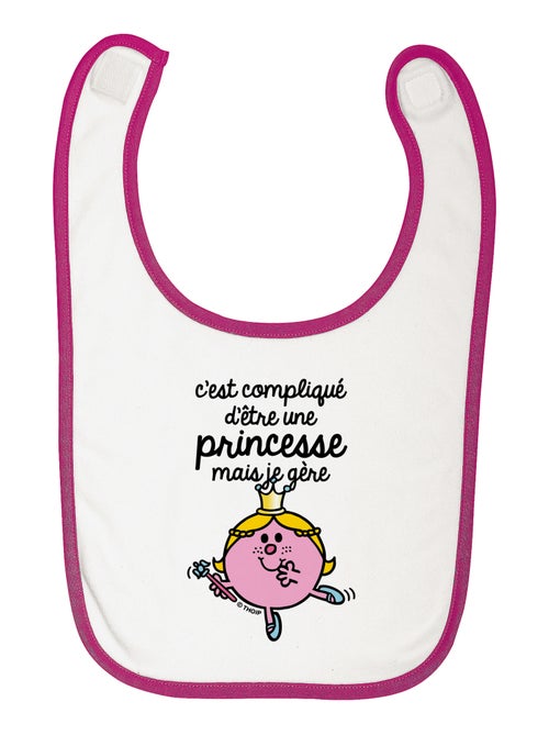 Bavoir C'EST COMPLIQUÉ D'ÊTRE UNE PRINCESSE - Kiabi