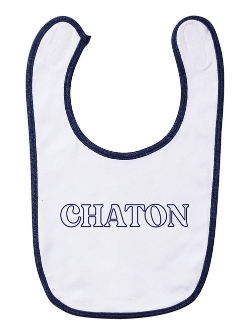 Bavoir CHATON BLEU - Kiabi