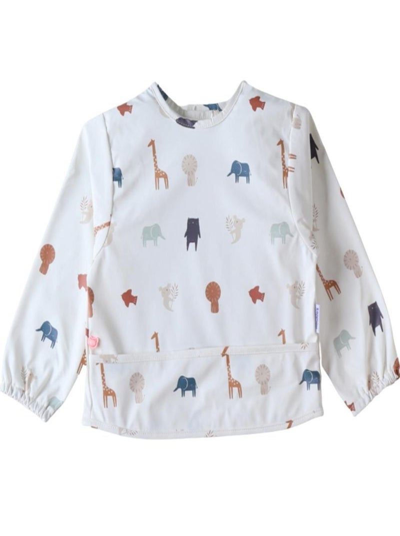 Bavoir Ciré Manches Longues Safari Multicolore - Kiabi