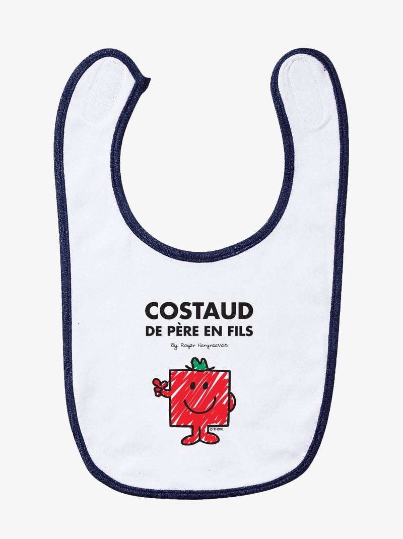Bavoir COSTAUD DE PÈRE EN FILS Blanc - Kiabi