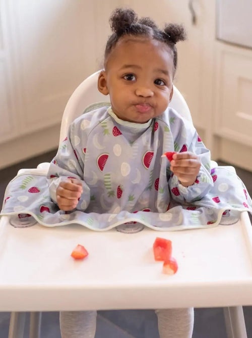 Bavoir Cover & Catch Tidy Tot - manches longues - Fruits - Kiabi