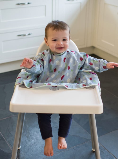 Bavoir Cover & Catch Tidy Tot - manches longues - Fruits - Kiabi