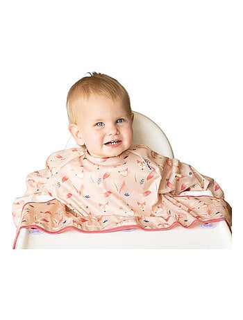 Bavoir Cover & Catch Tidy Tot - manches longues - Renards