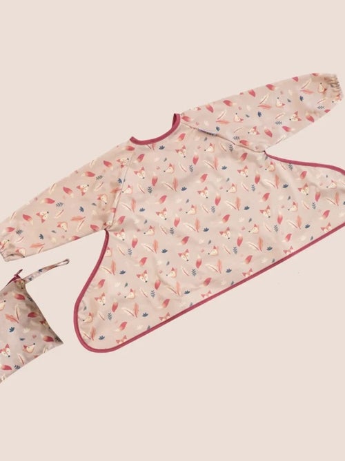 Bavoir Cover & Catch Tidy Tot - manches longues - Renards - Kiabi