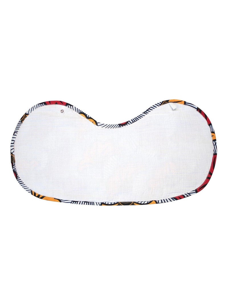 Bavoir d'épaule en wax, Fleurs de mariage SEVIRA KIDS Rouge - Kiabi