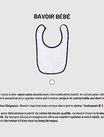 Bavoir DORMIR C'EST POUR LES FAIBLES 2 MPT