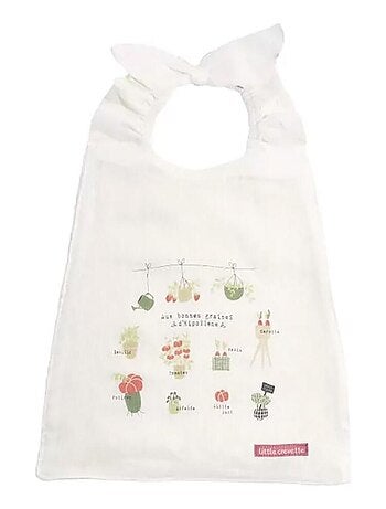 Bavoir élastique Aux bonnes graines d'Hipollène