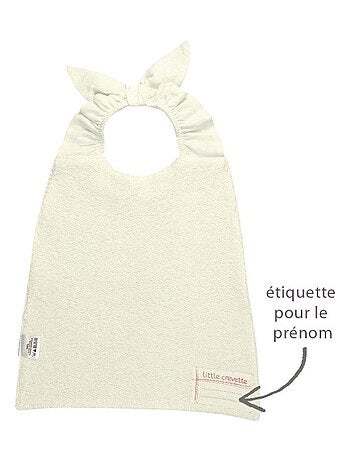 Bavoir Élastiqué En Coton Bio Happy Face