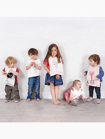 Bavoir Élastiqué En Coton Bio Radis