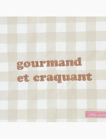 Bavoir élastique Gourmand et craquant