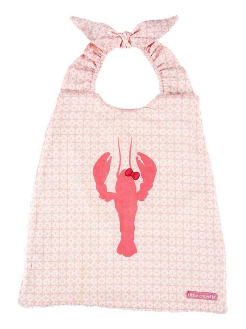 Bavoir Élastiqué Homard Coquette Rose - Kiabi