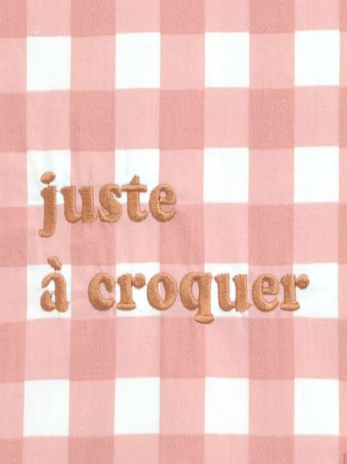 Bavoir élastique Juste à croquer - Kiabi
