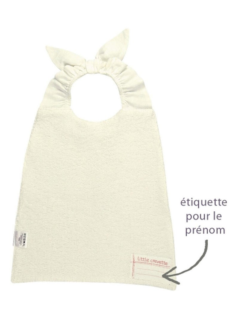 Bavoir Élastiqué Môsieur Crevette Ecru - Kiabi
