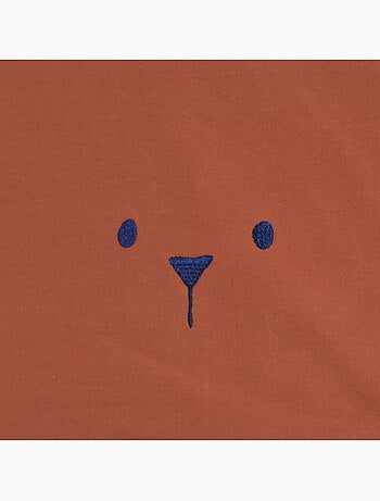 Bavoir élastique Ourson brun