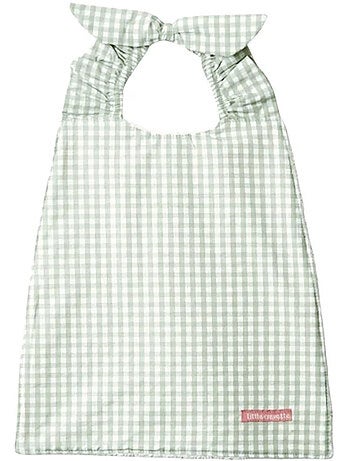 Bavoir élastique Vichy Olive