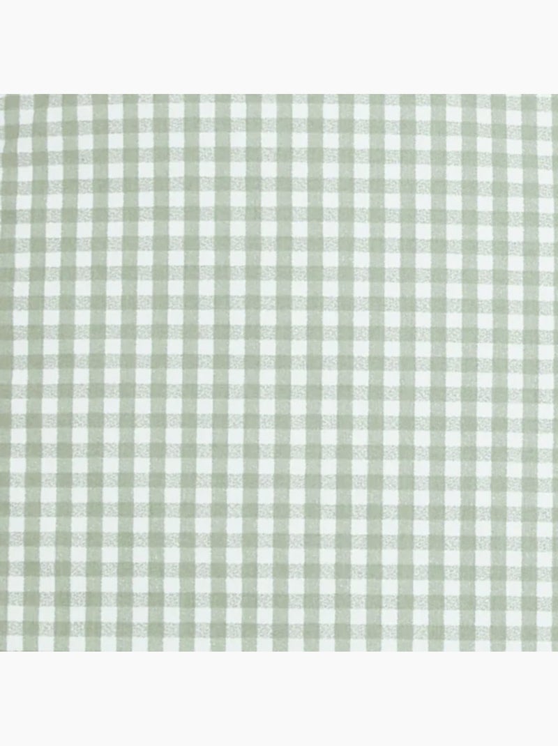 Bavoir élastique Vichy Olive Vert - Kiabi