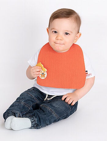 Bavoir en Coton Bio Blanc