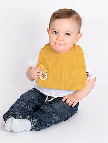 Bavoir en Coton Bio Blanc