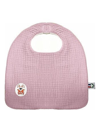 Bavoir en Coton Bio Rose