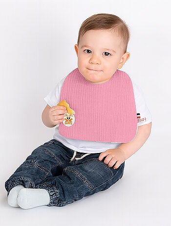 Bavoir en Coton Bio Blanc