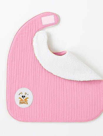 Bavoir en Coton Bio Blanc