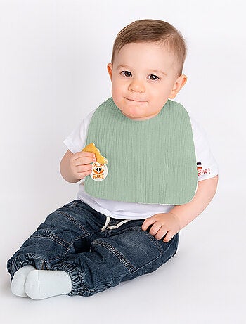 Bavoir en Coton Bio Blanc