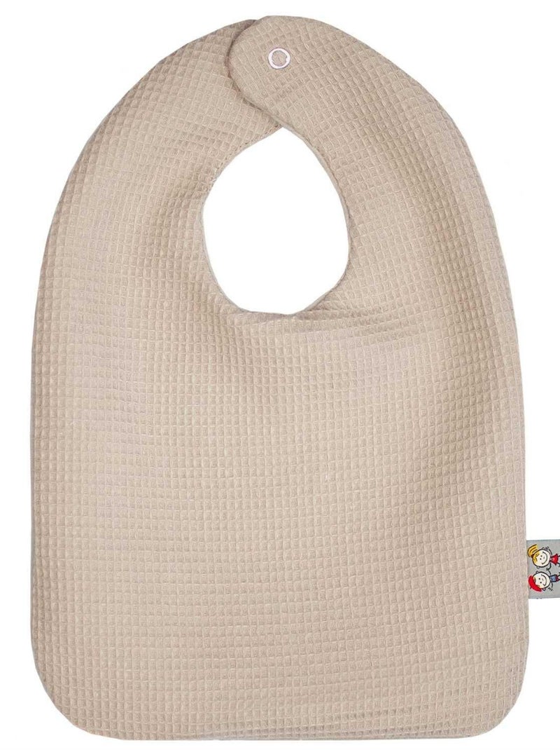 Bavoir en coton nid d'abeille SEVIRA KIDS Beige - Kiabi