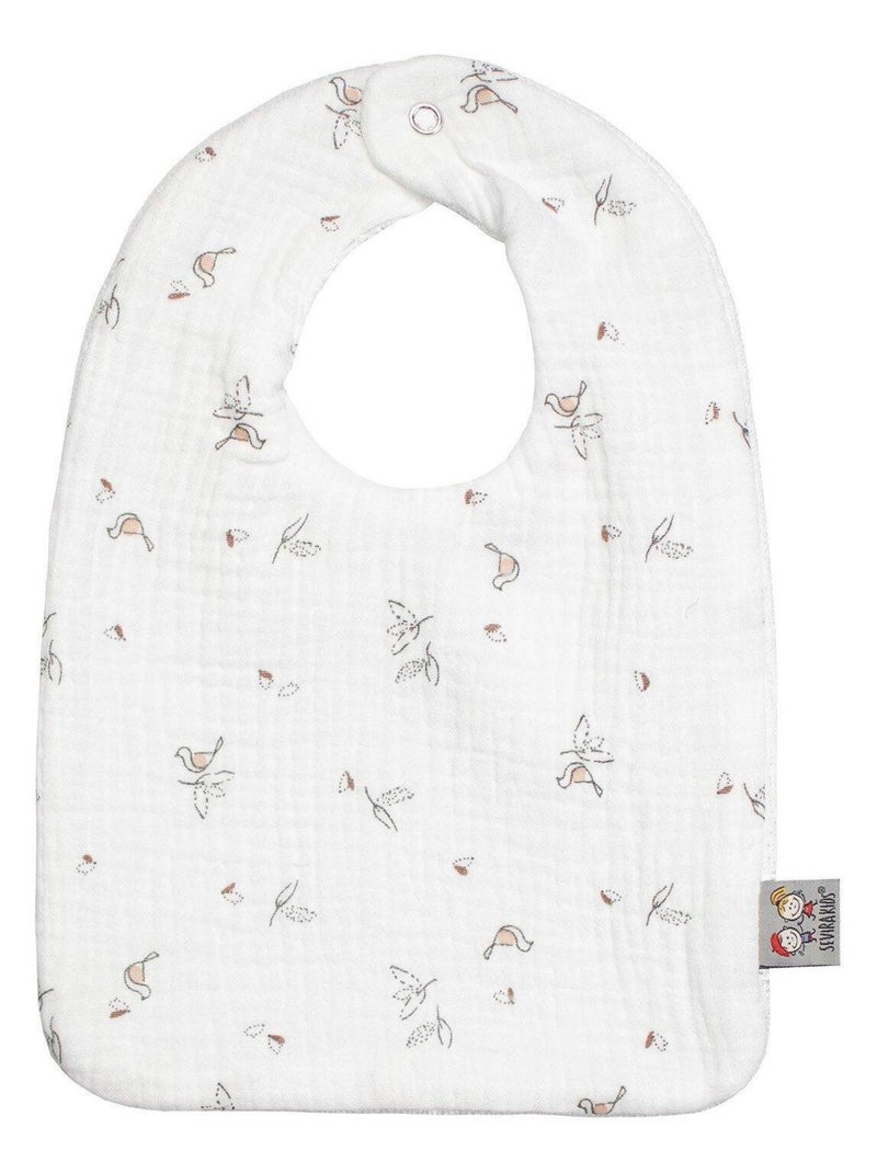 Bavoir en gaze de coton, Melody SEVIRA KIDS Blanc - Kiabi