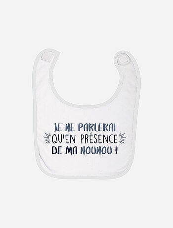 Bavoir EN PRESENCE DE MA NOUNOU