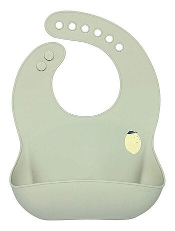 Bavoir en silicone - Happy Fruits Citron