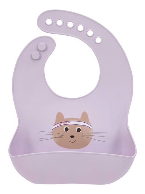 Bavoir en silicone - Tiny Team Chat - Kiabi