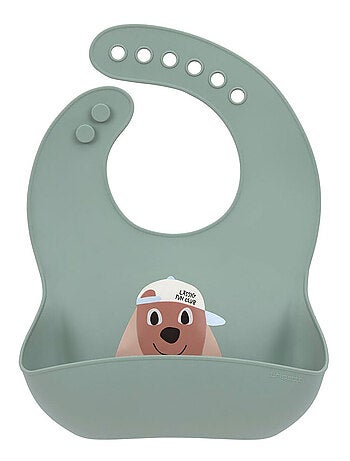 Bavoir en silicone - Tiny Team Chien