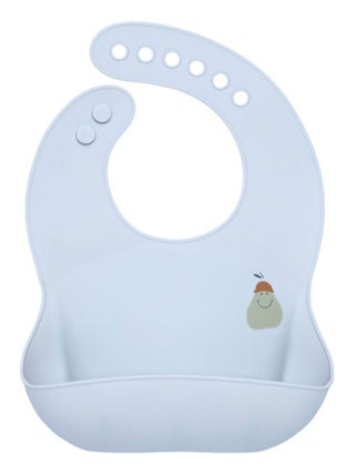 Bavoir en silicone Happy Fruits