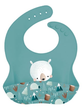 Bavoir en silicone Munchy l'ours