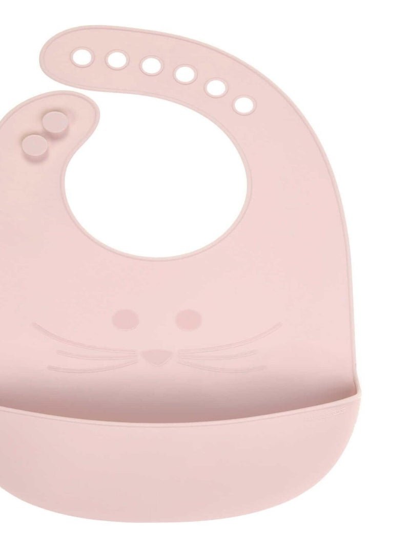 Bavoir en silicone Rose Multicolore - Kiabi