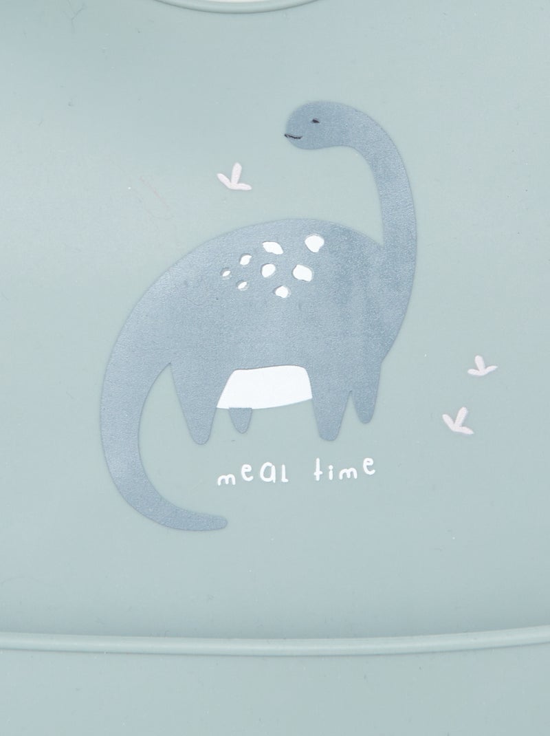 Bavoir en silicone Vert - Kiabi