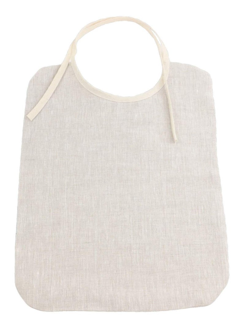 Bavoir enfant 100% lin naturel ALLURE Beige - Kiabi