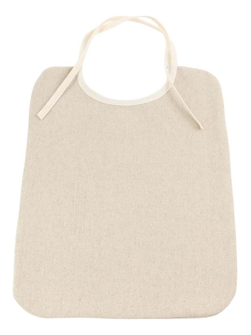Bavoir enfant 100% lin naturel LINELLE Beige - Kiabi