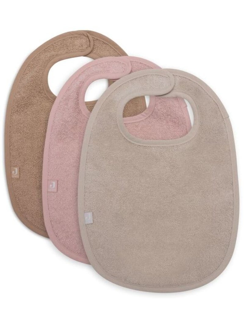 Bavoir éponge (3pcs) en coton Rose - Kiabi