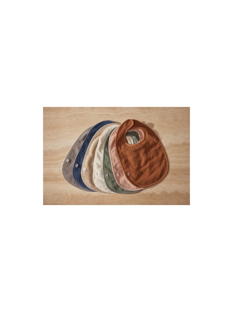 Bavoir éponge en coton Jollein Beige - Kiabi