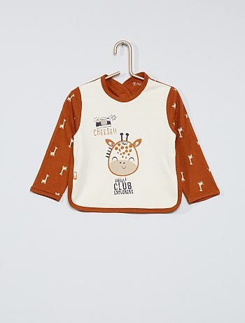 Bavoir 'girafe' 'Petit Beguin'