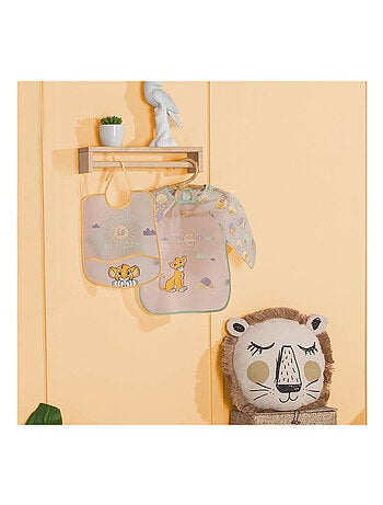 Bavoir imperméable à poche 6 mois - Roi Lion Cosy Time - Babycalin